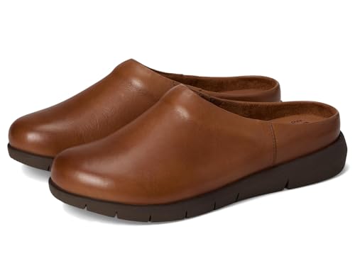 SoftWalk Women's Andria Clog, Luggage, 7.5 Wide