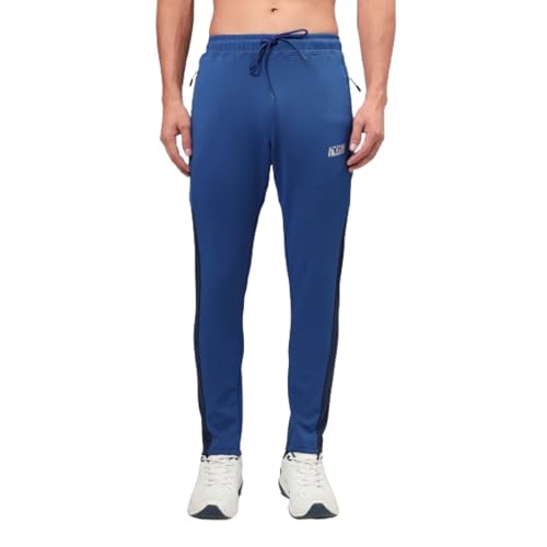 Image of TECHNOSPORT Men Mid Rise Slim Fit Active Running Track Pant - (MPOR95-123-P) Pack of 1