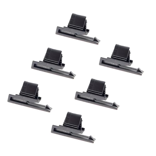 Jurtmy 6 Piece Front Grille Bonnet Trim Clip Replacement for MINI for Cooper R55 R56 R57 R59 (Part #51132754667)
