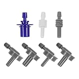 BCOATH 7 Stück Universeller Abs Adapter für Blutdruckmessgerät Manschettenanschluss Reparaturteile Kompatibel mit Oberarm Handgelenk-monitoren Langlebig Präzise Gesundheitsüberwachung