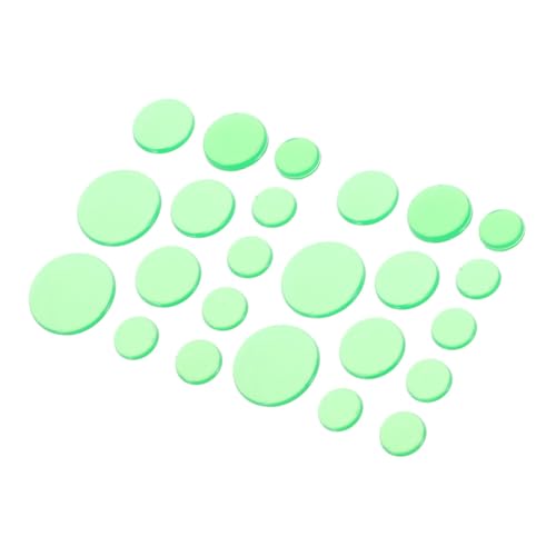 Vaguelly 24pcs Mute Pad Drum Pad Snare Drum Silicone Drum Dampeners Drum Mats Drum Mute Cushion Drum Dampening Cushion Drum Supplies Drum Silencers Drum Accessories Green