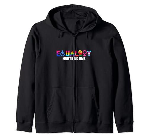 Inklusive Gleichheit - Pride Rainbow Queer Lesbisch Gay LGBTQ+ Kapuzenjacke