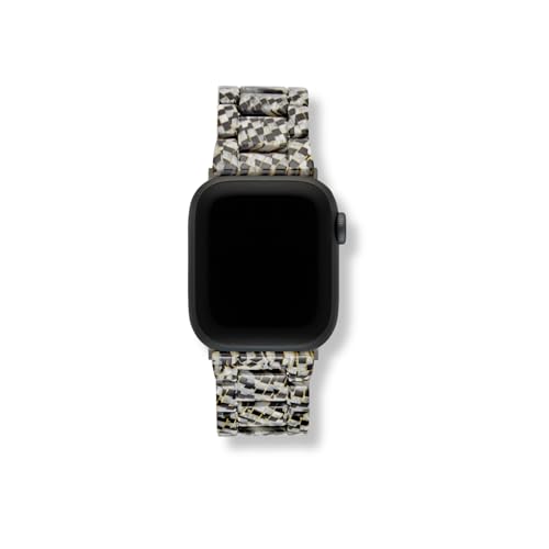 MACHETE Apple Watch�p�o���h 38mm 40mm 41mm 42mm 44mm 45mm 49mm Perle Noir (�u���b�N�n�[�h�E�F�A)