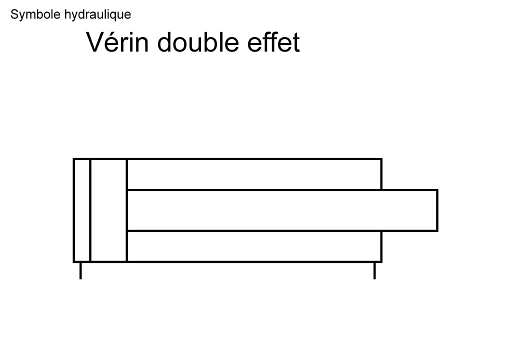 LUCEHYDRO - Vérin Hydraulique - Double effet - Course 1000mm - Tige Ø50mm - Piston Ø70mm