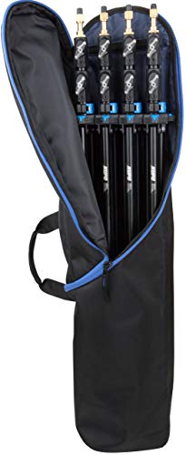Image of Kupo Click Stand Bag Large Heavy Duty 1000D Cordura Nylon Light Stand Carry Bag with Shoulder Strap, Horizontal Handles, Wrap-Around Zipper, Interior Padding for Snap Stands (KG026811)