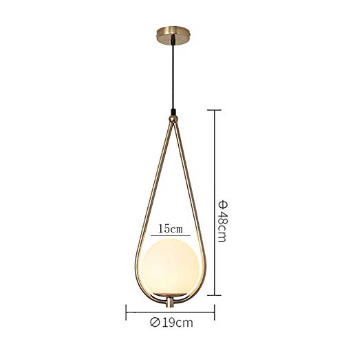 Lampe de table de chevet suspendue pour optimiser l'espace chambre - 5
