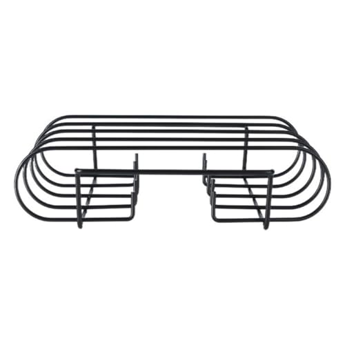 TOYANDONA Griglia per Costine Barbecue Portatile in Acciaio Resistente al Calore, Supporto Robusto per Bistecche da Giardino, Accessorio per Grigliate all’Aperto Facile da Usare