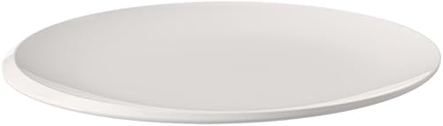 Miniatura 2 de Villeroy &amp; Boch - Plato NewMoon Gourmet, plato moderno para ocasiones especiales, porcelana premium, apto para lavavajillas, 12.6 pulgadas, blanco