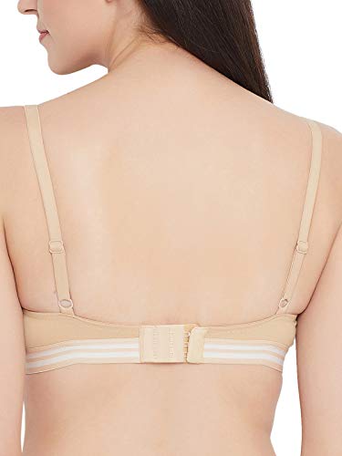 Image of Clovia Women's Cotton Padded Wirefree Full Coverage T-Shirt Bra