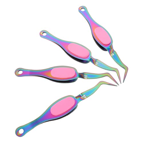 LIFKOME Juego De 4 Pinzas Para Soldar Hacer Joyas Manualidades Reparar Relojes Pinzas De Apertura Inversa