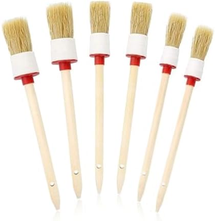 KAIYAYA 8-teiliges Borstenpinsel Set - Rundpinsel 20-35mm Für Malarbeiten