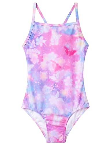 Image of Girls Swimsuits One-Piece Bathing Suits Multicolor Kids Sport Summer Beach Swimwear for 2-10 Years Old