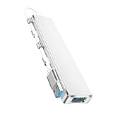 Angoily USB Hub Porte USB con Alimentazione Type-c Adattatore Portatile per Trasferimento Dati Veloce e Protezione Sovraccarico Compatibile con Laptop immagine