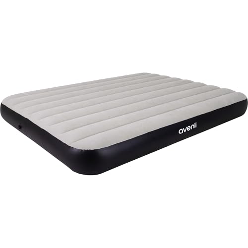 AVENLI Cama Hinchable Campamento Gris (203x152x25cm)