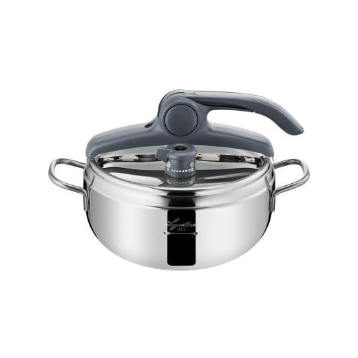 Lagostina Irradial Control Pentola a Pressione 3.5 L in Acciaio Inox 18/10 Ø 22 cm, Pentola Induzione e Gas, Coperchio con Apertura Facilitata, Fondo Irradial Plus Triplo Strato, Metallico