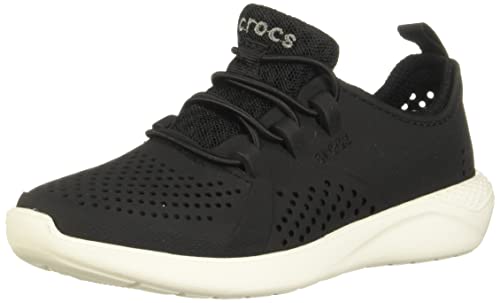 Crocs (クロックス) キッズ ライトライド ペーサー (幼児/小さな子供/大きな子供) ブラック/ホワイト 10 幼児 M, ブラック/ホワイト, 10 Toddler M