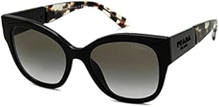 Prada Women's 0pr 02ws, Black Frame/Grey Gradient Lens, One Size