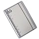 A6 Binder, Mattierte Oberfläche Klare Notizbuchbinder 6 Löcher Tragbarer Notizbuchbinder Ringbuchordner Ringbinder, A6 Ringbuch Für Schulnotizen Und Reisetagebüche(A6)