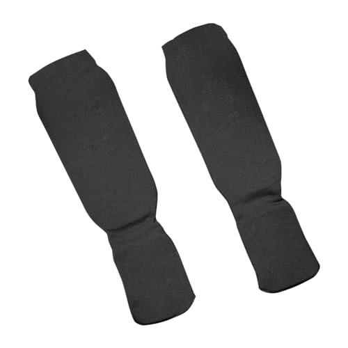 Buhdjfnke Espinilleras para boxeo, fitness, protección de nudillos, protección para los pies, kickboxing, almohadilla de entrenamiento, soporte para piernas, cubierta protectora de fácil instalación