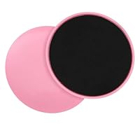 Wxinsheng Fitness Gleitscheiben,2 Stück Sliders Fitness Gleitscheiben Sport Doppelseitige Gliding Discs Exercise Slider für Hause Gym Training Bauch Workouts(Rosa)