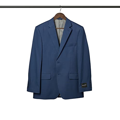 30 Pack Solid Wooden Suit Hangers With Non Slip Bar And Precisely Cut Notches - 360 Degree Swivel Chrome Hook - Vintage Finish Super Sturdy And Durable Wood Hangers #TOP3