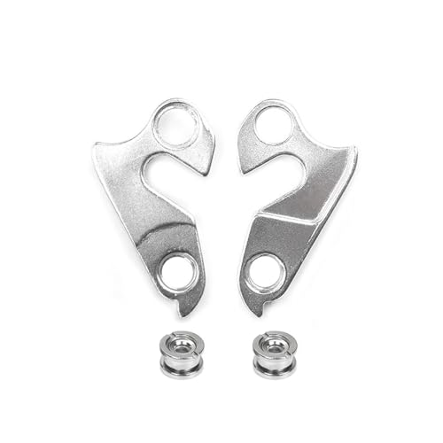 2 Pack of Derailleur Hanger 38 &ndash; CNC Alloy Rear Mech Dropout Replacement Compatible with Diamondback, Trace, Fuji, GT, HARO, Iron Horse, Jamis, K2, Kona, Marin, Motobecane, Raleigh, Trek, and More