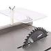 Mini Table Saw with Belt Sander |7-Speed Adjustable 0-90° Angle Cutting Tool | Stainless Steel Top with 4 Blades & 10 Sanding Belts | Compact Benchtop Saw for Woodworking, DIY, Crafts (710W, 8000 RPM)