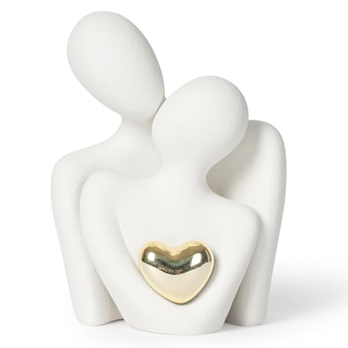 Vicloon Romantische Paar Statue, Moderne Mini Paar Figur mit...