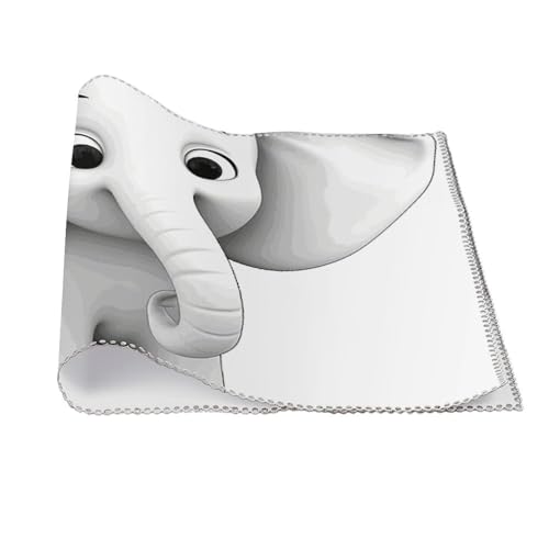 Sets de table cuisine imperméables résistants chaleur éléphant blanc