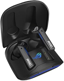 ASUS ROG Cetra True Wireless gaming headphones with low-latency wireless connection, ANC, up to 27-hour battery with wireless-charging case, IPX4 water resistance