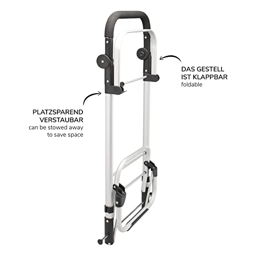 bremermann Einkaufstrolley DREBBER, Handwagen, Treppensteiger, Einkaufswagen mit Abnehmbarer Tasche (Blau) – Bild 7