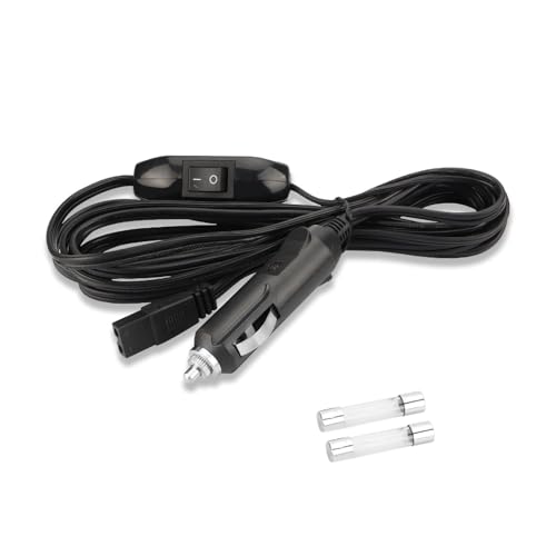 Câble d'alimentation pour réfrigérateur de voiture 12V 4m rallonge allume-cigare interrupteur