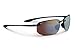 Maui Jim Men's and Women's Hookipa Polarized Rimless Sunglasses, Gloss Black/HCL® Bronze, Large