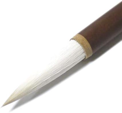 Amazon 長柳 ちょうりゅう 俳画 水墨画 絵手紙用 羊 狸 馬毛 大 幅11mm 長さ45mm 書道筆 文房具 オフィス用品