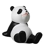Wynrzyj Adorabile supporto per telefono Panda in resina sintetica scrivania tablet ufficio domestico decorativo bambini panda figure giocattolo