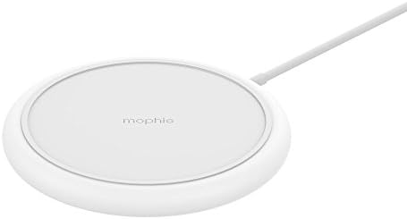 mophie charge stream pad+ - 10W Qi Wireless Charge Pad - Made for Apple iPhone Xr, Xs Max, Xs, X, 8, 8 Plus, Samsung, and other Qi-enabled devices - White