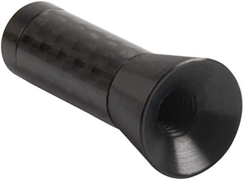 Miniatura 6 de 1.4 "Antena corta de fibra de carbono Vehículo Coche Camión AM/FM Radio Aluminio Negro Mástil Aéreo Reemplazo Universal