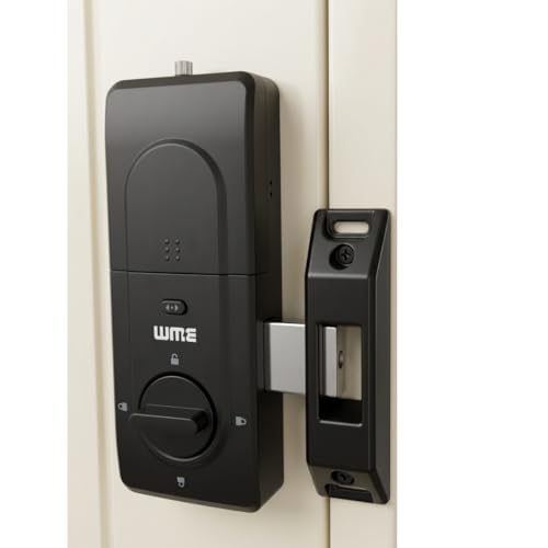 WME DL2 Smart Door Lock – Wi-Fi Voice Fingerprint Keypad (Alexa/Google), Digital Door Lock, Black and Gold, Wi-Fi Enabled with 8-in-1 Access, Aluminium Alloy, Indoor Security, Modern - Image 5