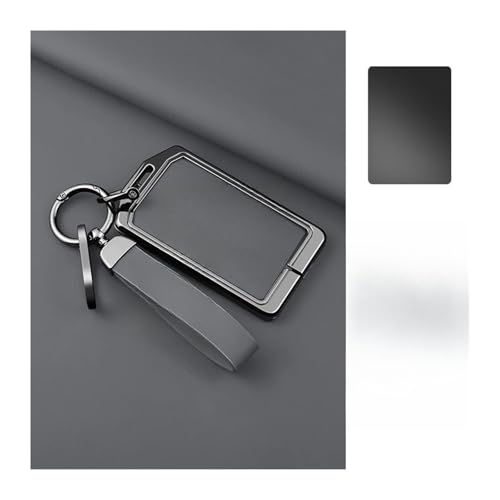 BYD Song Plus Atto 3 Han EV Tang DM Qin Seal Dolphin リモートフォブホルダー キーチェーンアクセサリー 合金レザー 車キーケースカバーに対応(LIGHT BLUE)