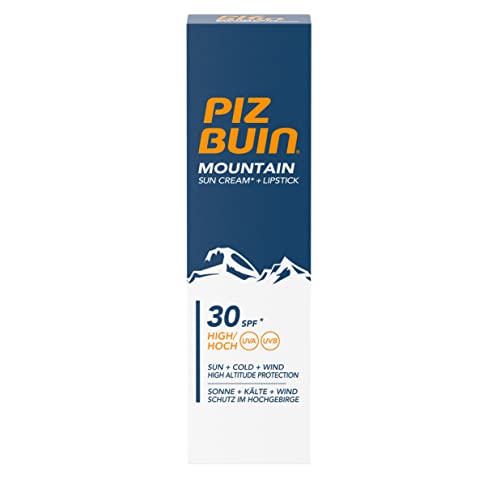 Piz Buin Mountain Protector Solar 20 ml crema + Protector Labial SPF30 2.3 ml - Total 22.3 ml