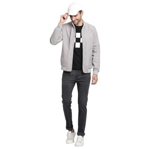 Jean stretch coton ajusté gris foncé Turtle à élasticité maximale