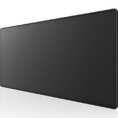 KTRIO Oversized Gaming Mouse Pad Desk Mat for Gamer, 47.3" x 23.6", Black