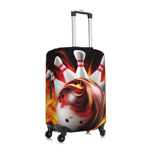 Travel Luggage Cover Elastic Anti-Scratch Suitcase Protector Washable Travel Suitcase Cover Bowling Ball Luggage Protector Fits 18-32 Inch Suitcase3