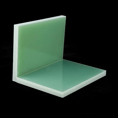 FR-4 Glasfaserplatte 100 x 100 mm – hellgrünes Epoxidharz, 0,5–10 mm dick, hohe Festigkeit/Isolierung/chemikalienbeständig(100x100x10mm 1pcs)