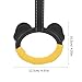 Yardwe Kids Gymnastics Rings with Adjustable Nylon Straps Plastic Gym Rings for Kids Indoor Outdoor Exercise Strength Training and Coordination Development 4.92X4.05X0.78 Inches