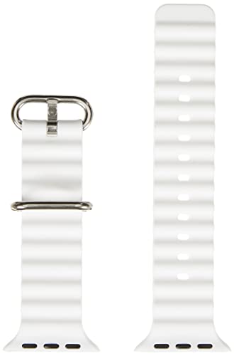 Kompatibel mit Apple Watch Band 38/40/41mm für Damen/Herren, atmungsaktives Silikon-Ersatzarmband, Zubehör für iWatch Ultra SE Series 8/7/6/5/4/3/2/1 DE-Qin-(3)-38mm-35 Rose Cover