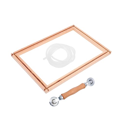 IWOWHERO Simple Assembly Embroidery Lap Stand Quilt Frame Cross Stitch Frame Ideal for Needlework Supplies