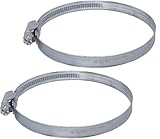 (Pack of 2) Adjustable Hose Clamps 2.75