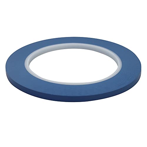 JINBING Vinyl Fine Line Fineline Automotive Pinstriping Masking Tape Painter Tape for Curves Blue 6Rolls 1.5mm 2mm 2.5mm 3mm 4mm 5mm - Image 3