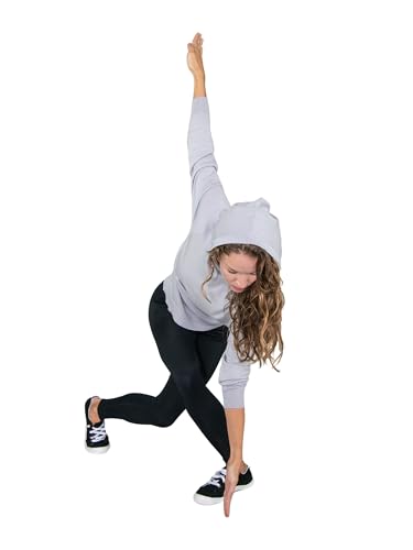 Image of Body Wrappers Lightweight Vegan Cashmere Hooded Shirt - Womens (Grey, L)